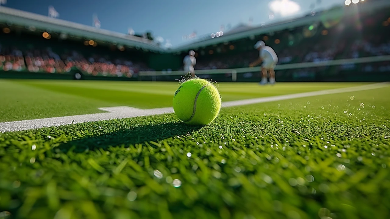 Jaký druh trávy se používá na dvorcích Wimbledonu?