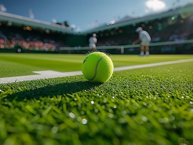 Jaký druh trávy se používá na dvorcích Wimbledonu?