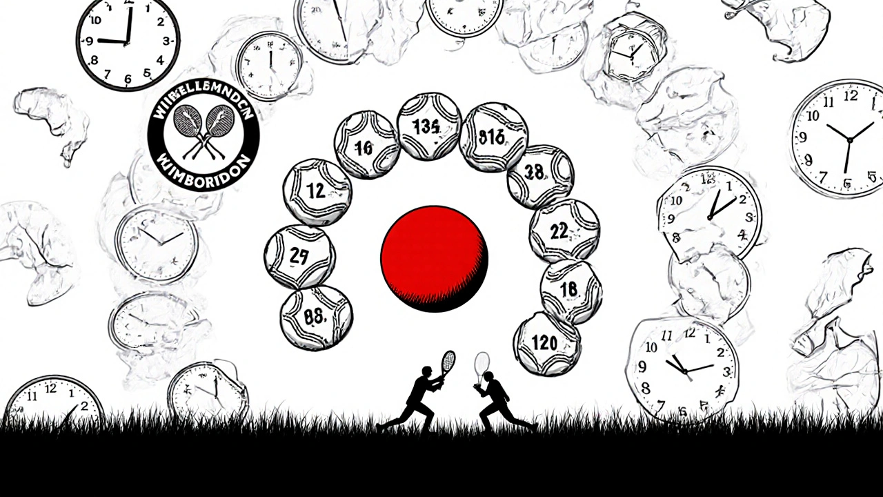 Konceptuální ilustrace nekonečného spirálovitého gemu s 138 body jako symbol trvalého rekordu.