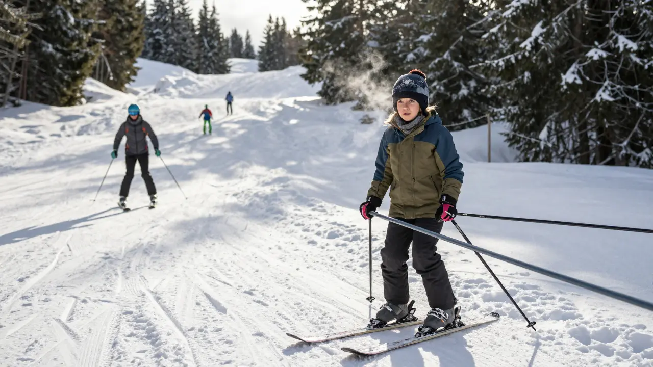 Jak se nebat na lyžích: praktický návod pro začátečníky