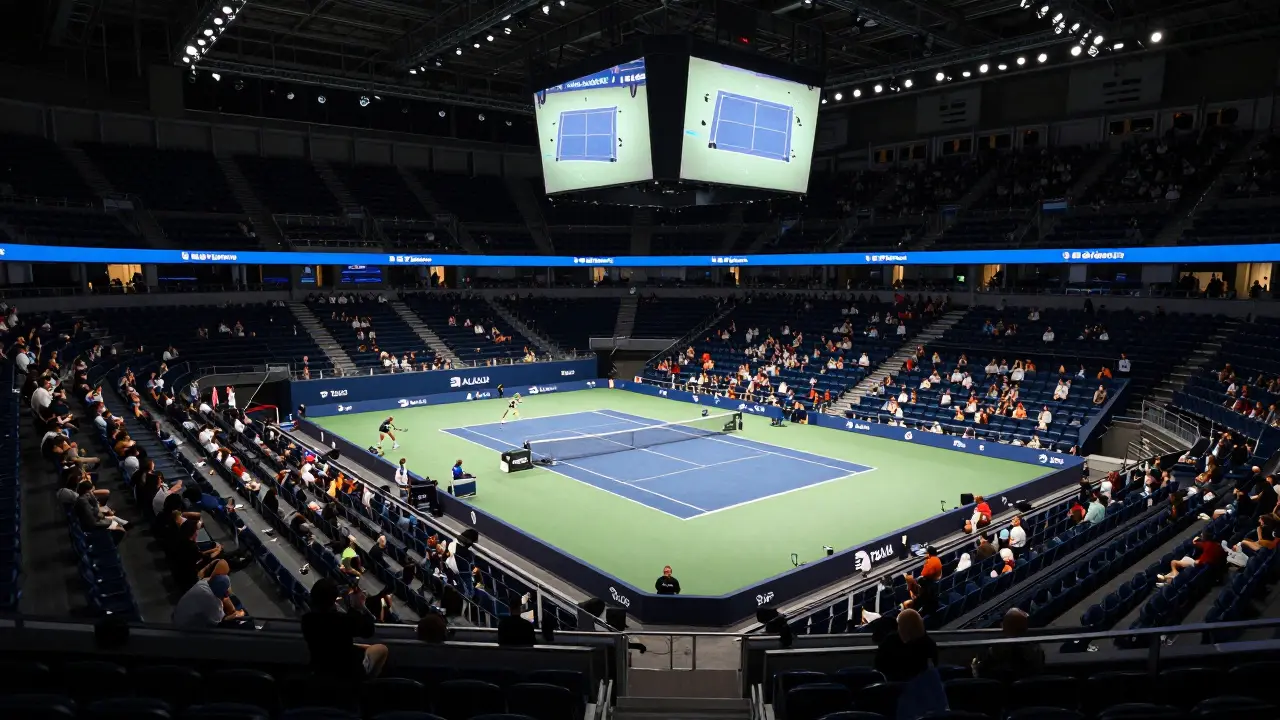 Aréna Pala Alpitour v Turíně s 12 000 místy během ATP Finals