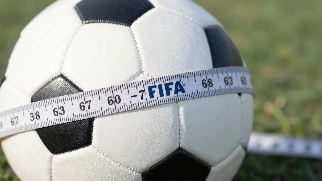 Průměr fotbalového míče: Standardy FIFA a jak je měřit