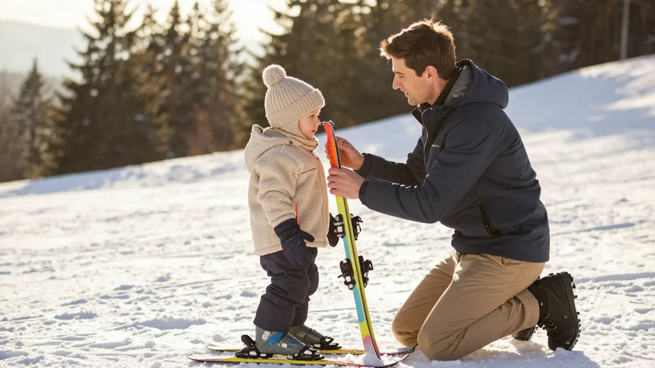 Jak vybrat lyže pro nejmenší: Kompletní průvodce pro rodiče