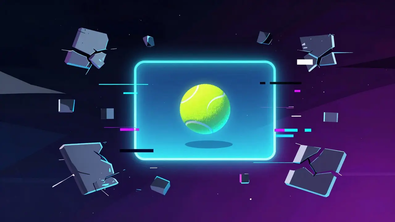 Digitální ilustrace porovnávající stabilní legální stream s nestabilními pirátskými zdroji