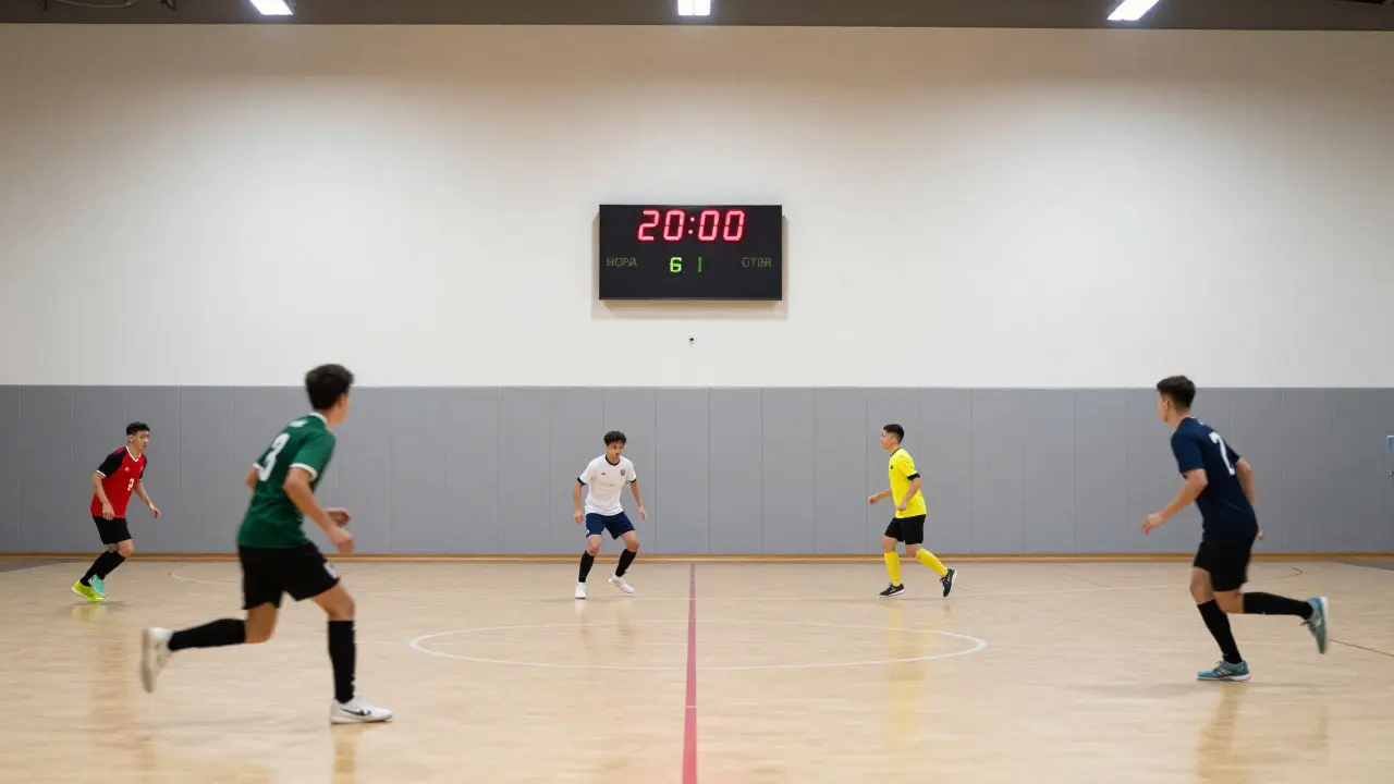 Jak dlouho se hraje futsal? Pravidla času, prodlevy a prodloužení