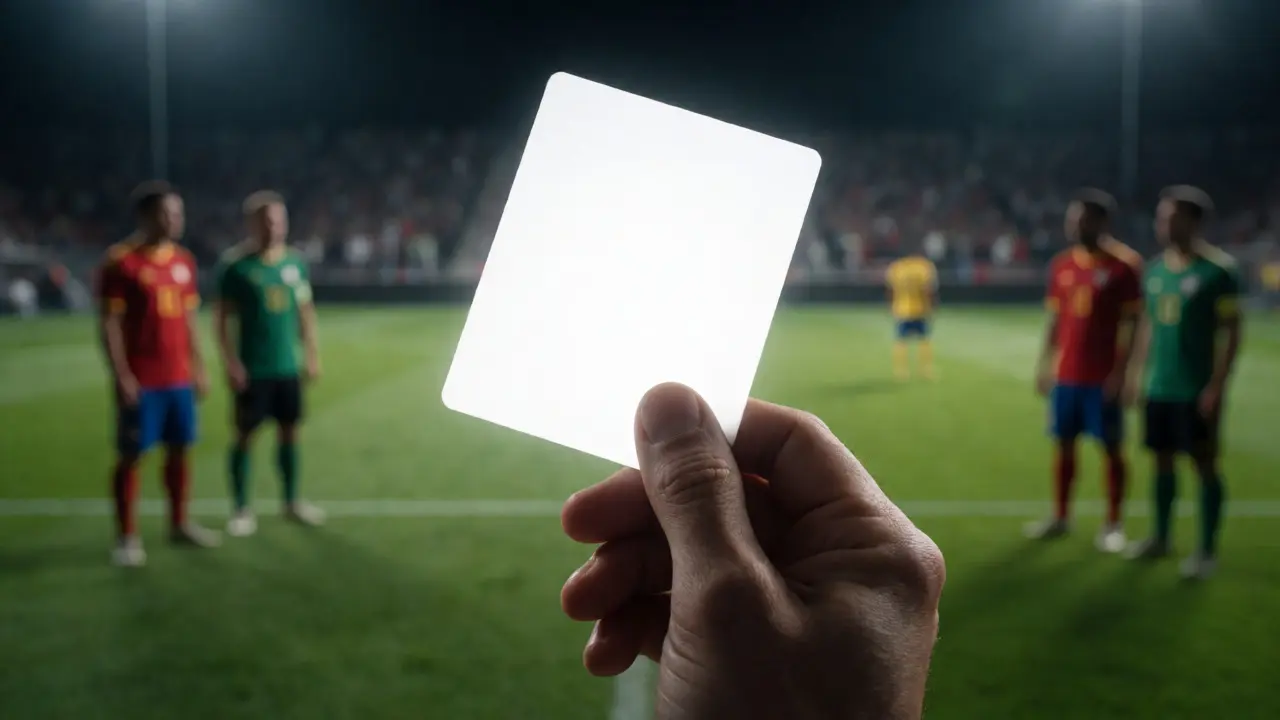 Bílá karta ve fotbale: Co to je a jak funguje?